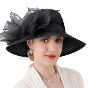 Kentucky Derby Church Dress Hat for Women Fuchsia Line